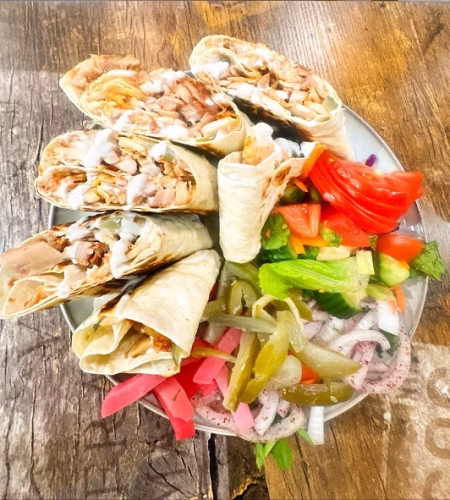 Chicken Shawarma Arabic Style Plate - �16.99
