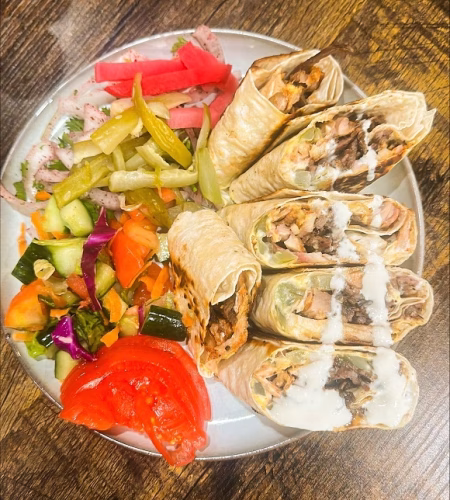 Mix Shawarma Arabic Style Plate - �17.49